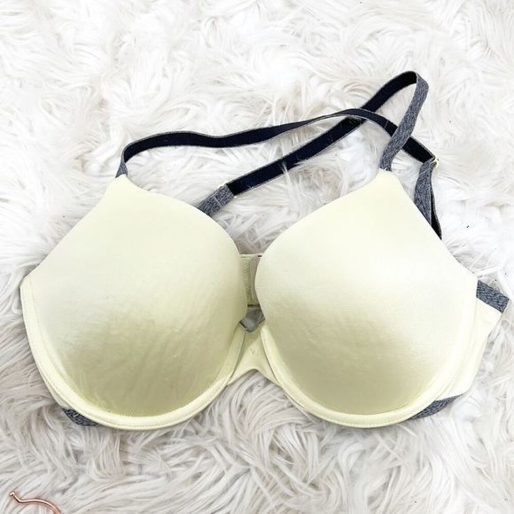 Victoria’s Secret Uplift Semi Demi Celadon Green & Gray 34D